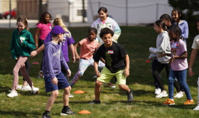 kids playing outside