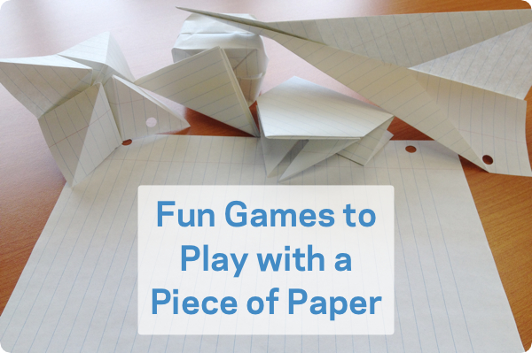 Old-School Pen and Paper Games That We Used to Play