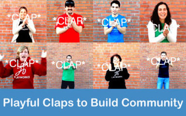 Playful claps builds community