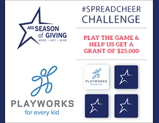 Spread Cheer challenge graphic