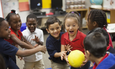 kids playing indoors