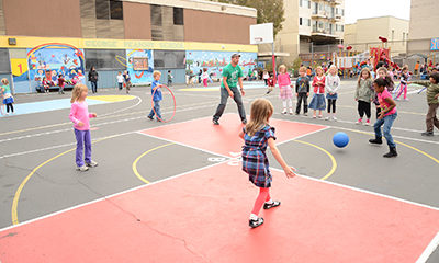 Safe and Healthy Recess at a Playworks school